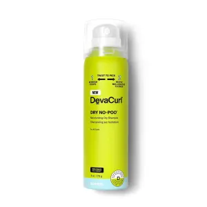 DevaCurl Dry No-Poo Moisturizing Dry Shampoo | Non-Drying Formula | Invisible Finish | For All Curly Hair Types