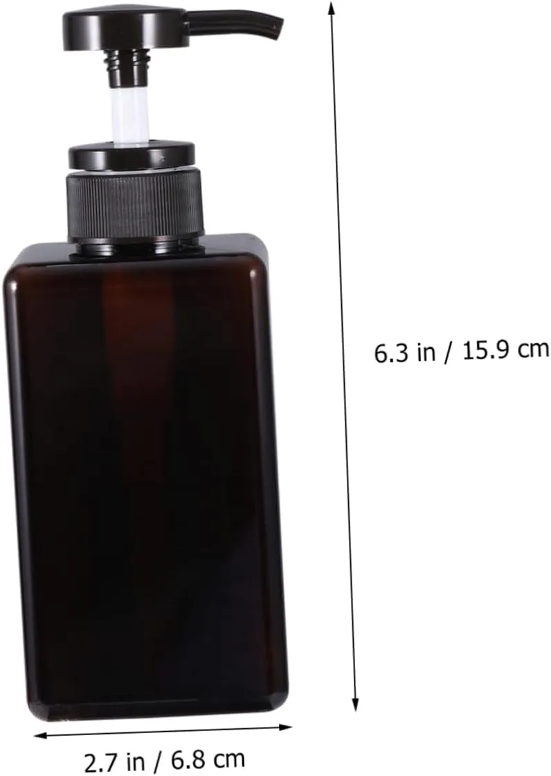 DOITOOL 4pcs Empty Lotion Bottles Soap Pump Bottles Shower Gel Storage Bottle Body Wash Travel Pack Bottled