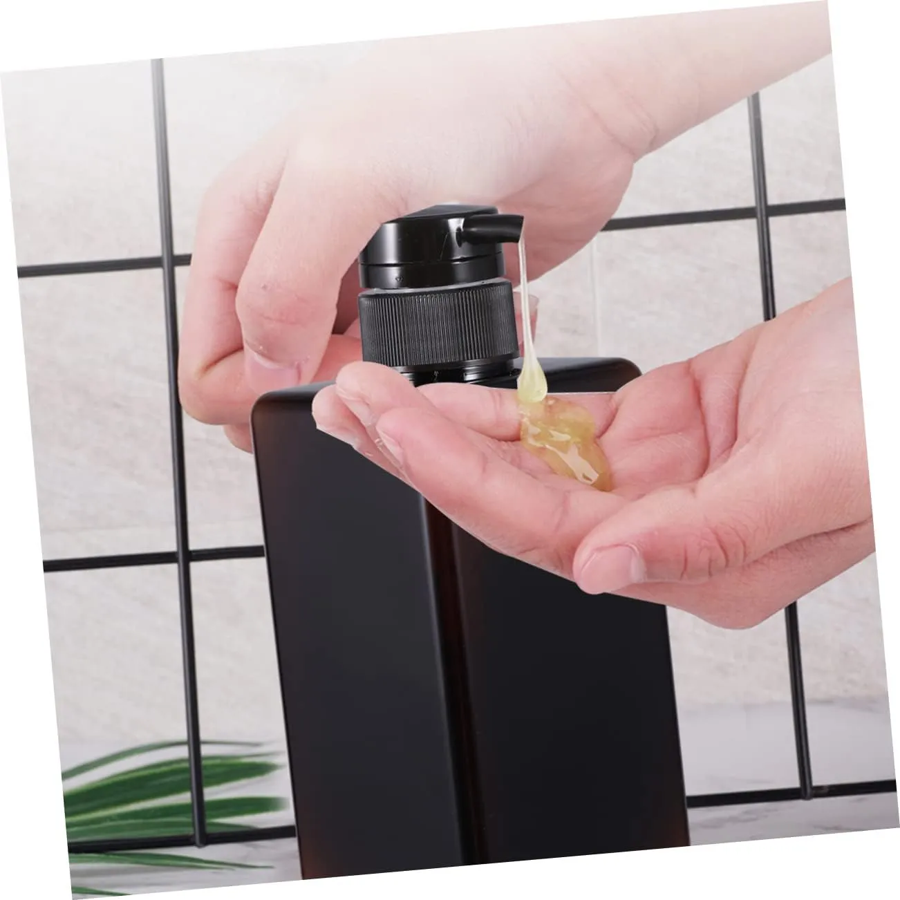 DOITOOL 4pcs Empty Lotion Bottles Soap Pump Bottles Shower Gel Storage Bottle Body Wash Travel Pack Bottled
