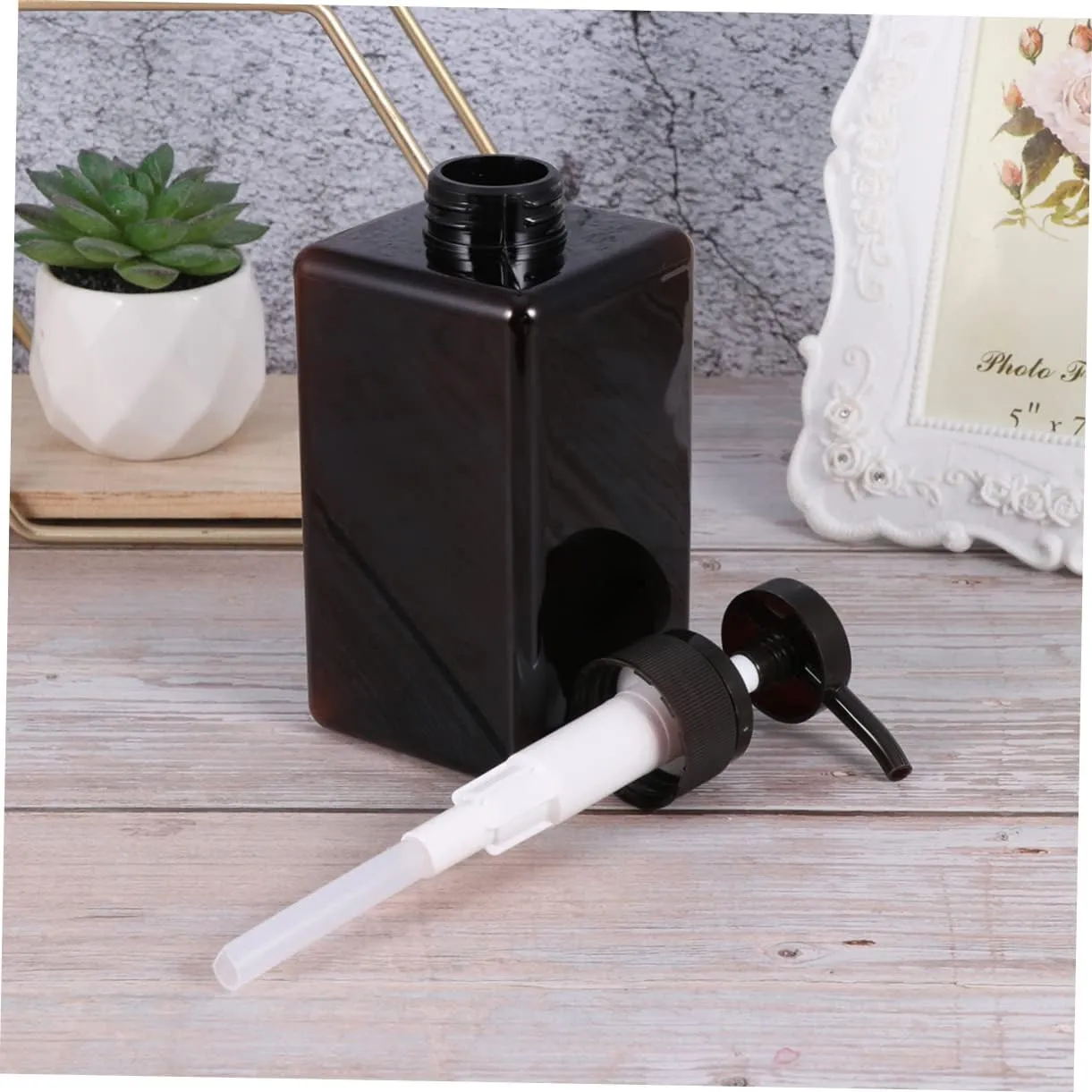 DOITOOL 4pcs Empty Lotion Bottles Soap Pump Bottles Shower Gel Storage Bottle Body Wash Travel Pack Bottled