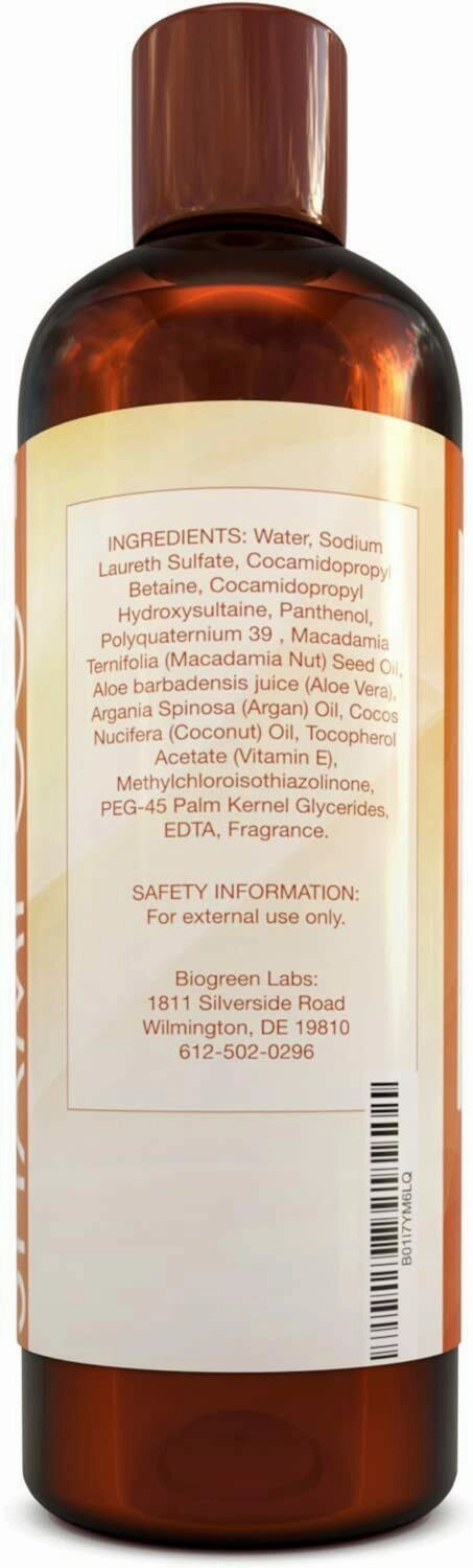 Dry Natural Hair Loss Shampoo for Thinning Hair Improve Growth for Men and Women - 8 oz.