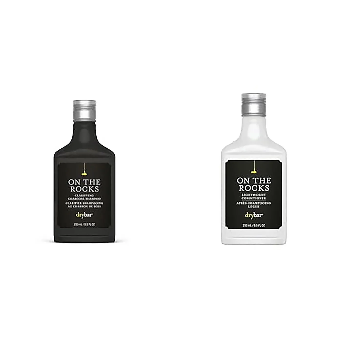 Drybar On The Rocks Clarifying Charcoal Shampoo   On The Rocks Lightweight Conditioner Cream Duo