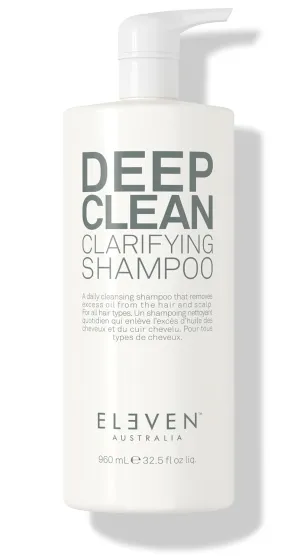 ELEVEN AUSTRALIA Deep Clean Clarifying Shampoo - Removes Build-Up, Detoxifies Scalp, Sulfate-Free Formula for All Hair Types