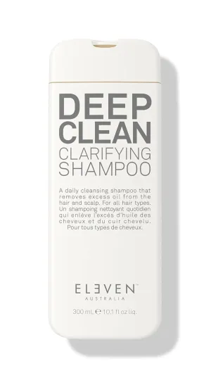ELEVEN AUSTRALIA Deep Clean Clarifying Shampoo - Removes Build-Up, Detoxifies Scalp, Sulfate-Free Formula for All Hair Types