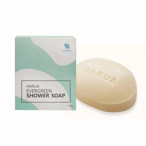 Evergreen Shower Soap Bar 3.5oz. X 10ea Natural Ingredients, Everything in One Soap, Head to Toe Wash Body Soap, Body Scrub