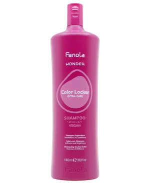 Fanola Moisturizing Shampoo for Color Treated Hair - Wonder Color Locker - Nourishing Hair Shampoo for Women & Men - Protect Brilliance & Add Soft Shine (33.8 Fl oz)