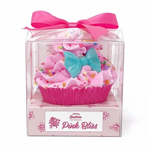 Feeling Smitten Large Pink Bliss Cupcake Bath Bomb