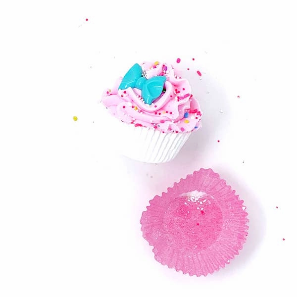 Feeling Smitten Large Pink Bliss Cupcake Bath Bomb