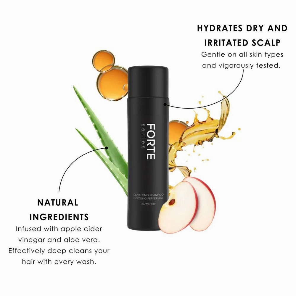 Forte Series Clarifying Shampoo - Deep Cleanse, Detox & Hair Health Ingredients - 8 Oz