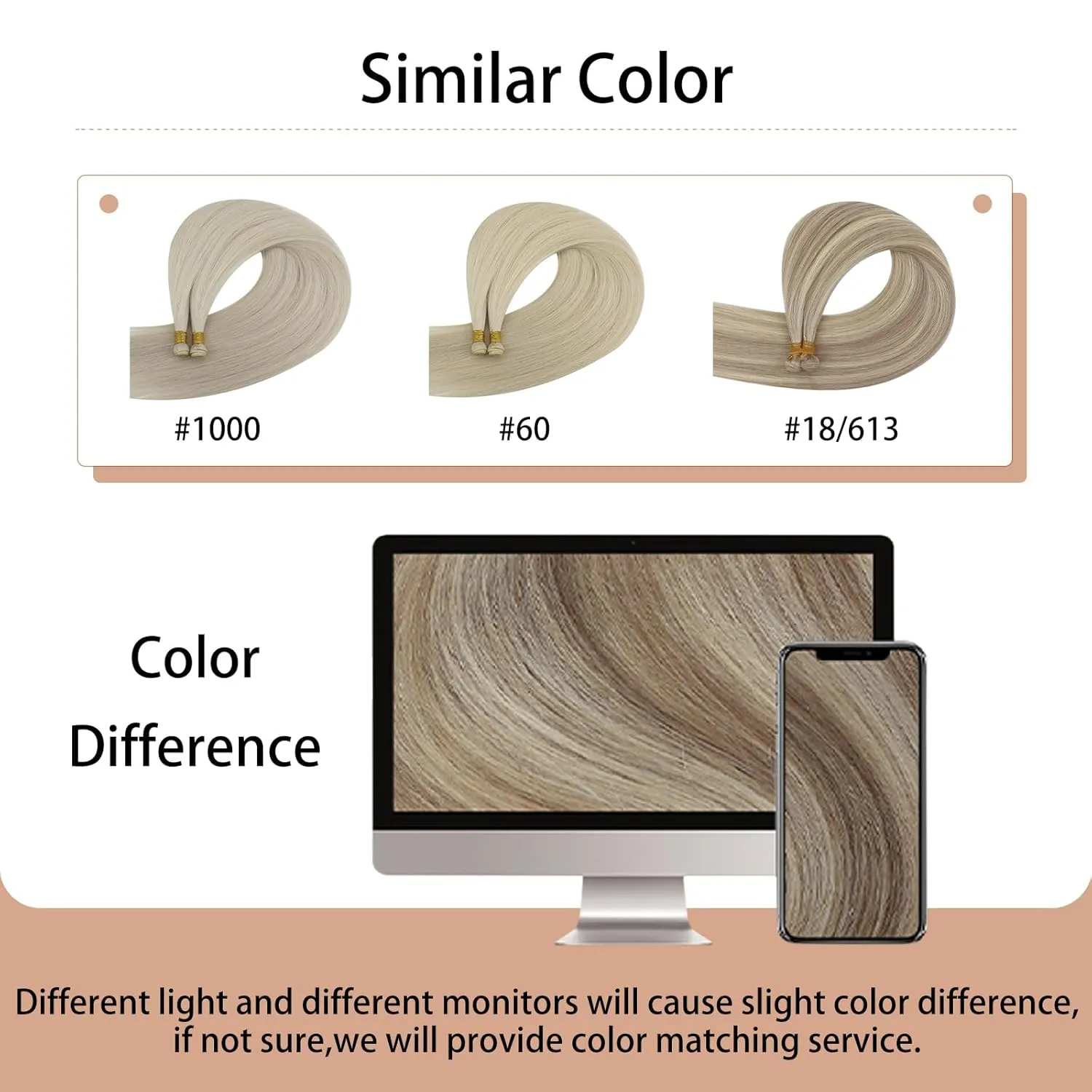 Full Shine 22 Inch Human Hair Weft Sew In Hair Extensions Real Human Hair Hand Tied Hair Extensions Straight Remy Hair For Women Color Ash Blonde Highlight Bleach Blonde Bundles Human Hair 60G