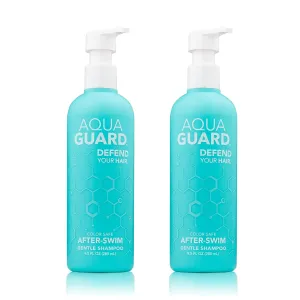 Gentle Clarifying Shampoo - Defeat Chlorine and Enjoy the Pool - No More Pool Hair Smell - Paraben and Gluten Free, Vegan, Color Safe, Leaping Bunny Certified (Two Bottles)