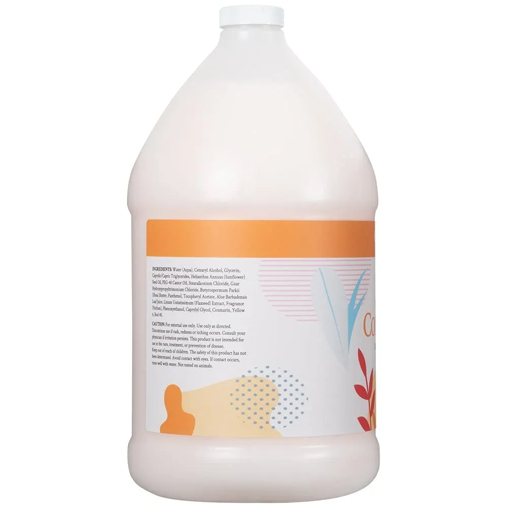 Ginger Lily Farms Botanicals Moisturizing Conditioner for All Hair Types, Coco Mango, 100% Vegan & Cruelty-Free, Coconut Mango Scent, 1 Gallon Refill