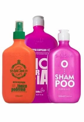 Gold Spell Kit/Progressive Everk 500ml   Powerful Tonic 250ml   Purifying Shampoo 250ml / Original - Official Seller