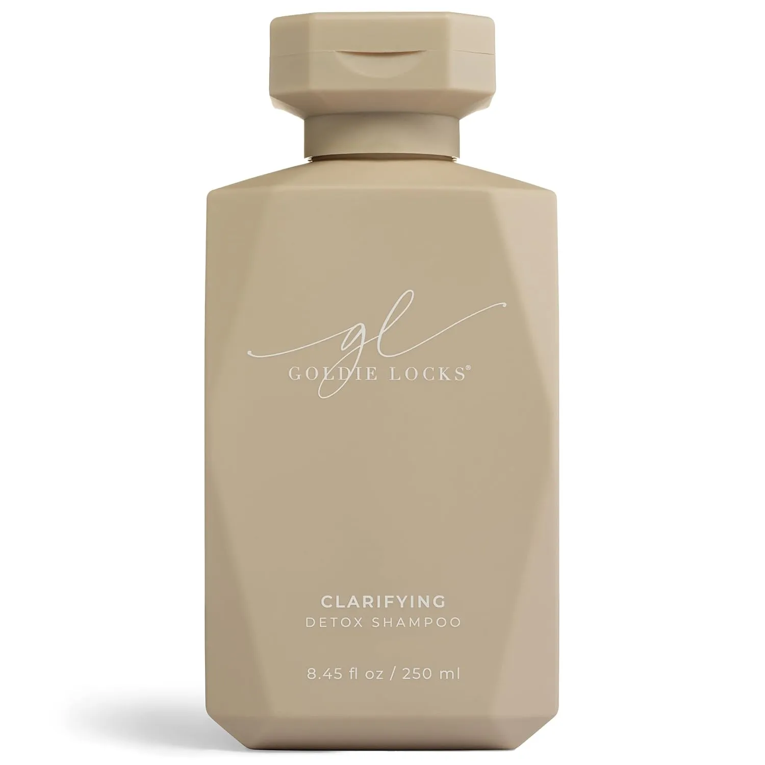 Goldie Locks Clarifying Detox Shampoo, Clarifying Hair Cleanser Safe for Extensions & Colored Hair, Removes Excess Buildup, Detoxifies Scalp & Strands, Deep Clean, Purifying, Oil Control, 8.4oz Bottle