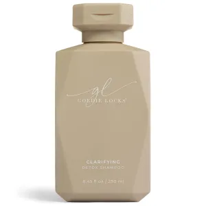Goldie Locks Clarifying Detox Shampoo, Clarifying Hair Cleanser Safe for Extensions & Colored Hair, Removes Excess Buildup, Detoxifies Scalp & Strands, Deep Clean, Purifying, Oil Control, 8.4oz Bottle