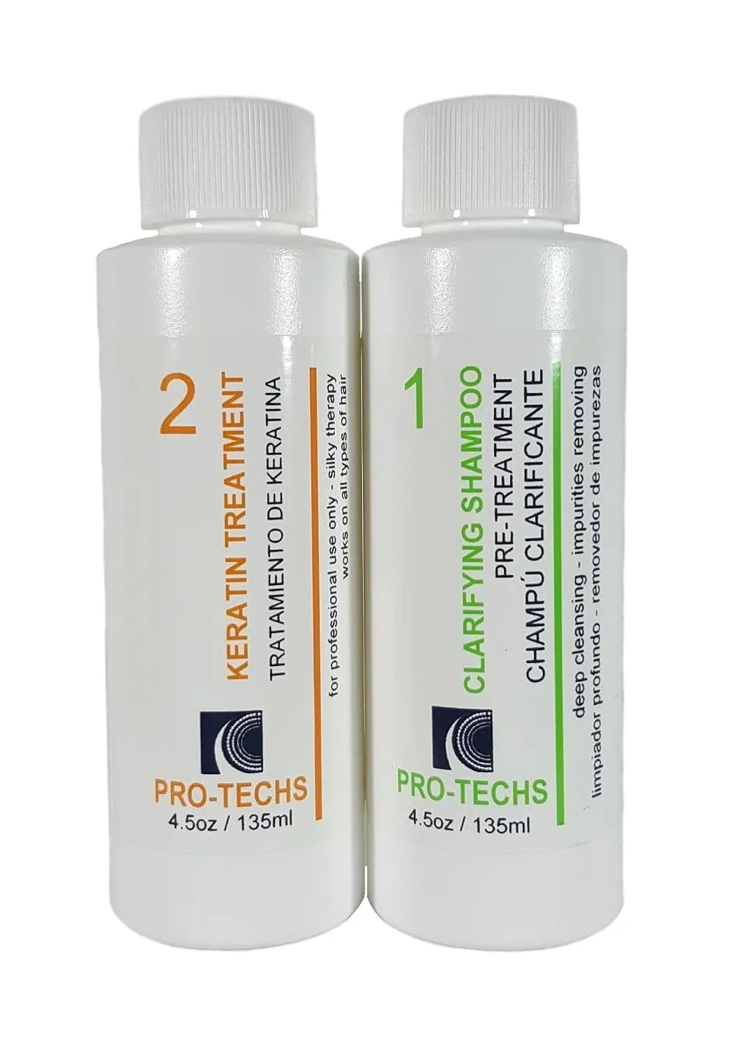 GS Pro-Techs Brazilian Chocolate Keratin Treatment Plus Clarifying Shampoo 4oz
