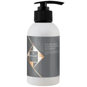 HADAT HYDRO ROOT STRENGTHENING SHAMPOO 8.45 Fl. Oz. (250 ml) Shampoo for hair growth: strength and vitality. Active plant complex for scalp hydration and nourishment, White
