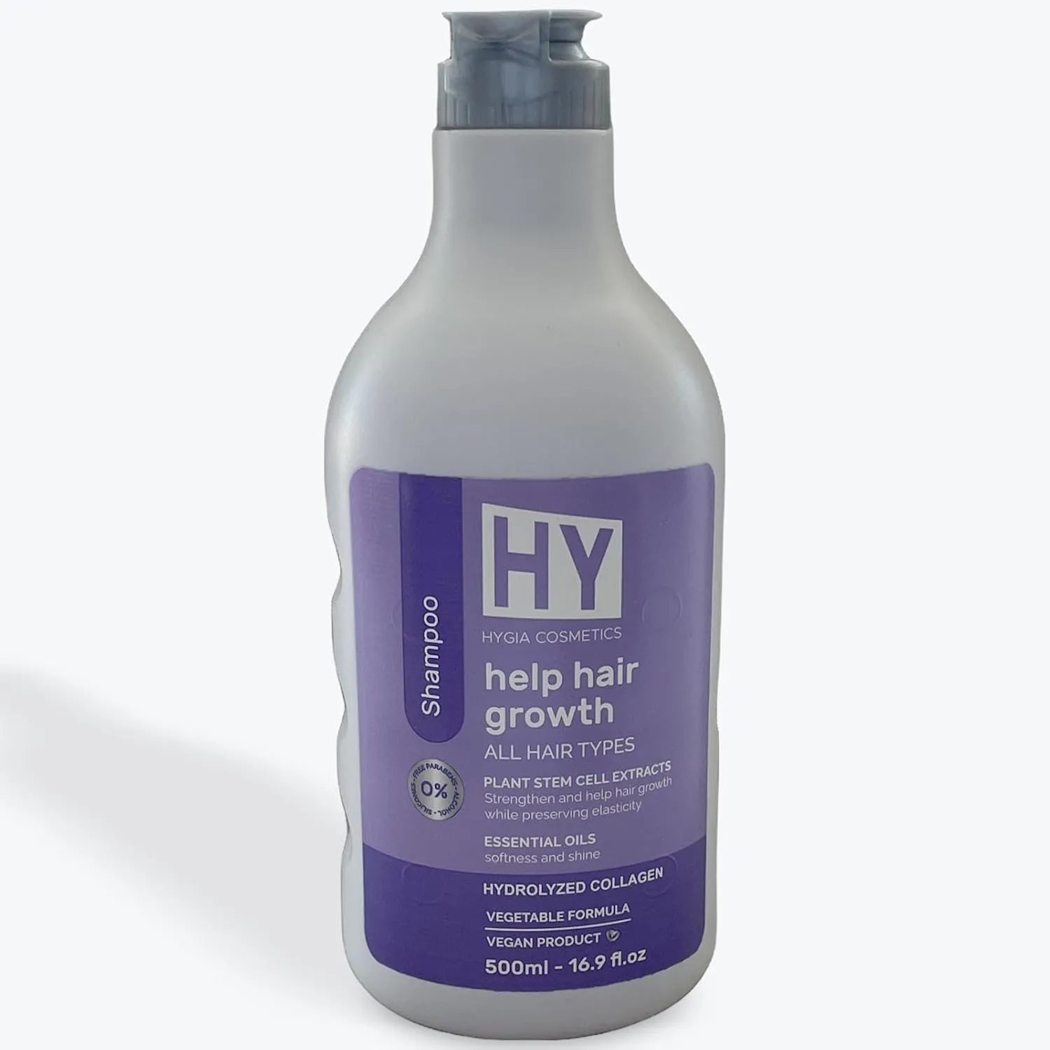 Hair Growth Set, Vegan Formula with Plant Stem Cell Extract and Collagen, 500ml Shampoo, 500ml Conditioner, 250ml Body Cream. Vegan Hair growth SET. Beauty Salon