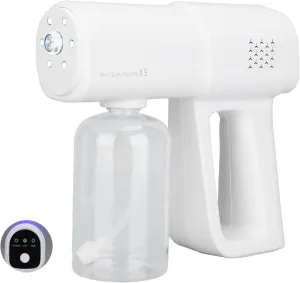 Hair Moisturizing Sprayer, Rechargeable Handheld Atomizer with Low Noise, Hair Coloring Dyeing Steamer Humidifer Hair Care Tool Hair Care SPA Tool for Office Salon Home Garden
