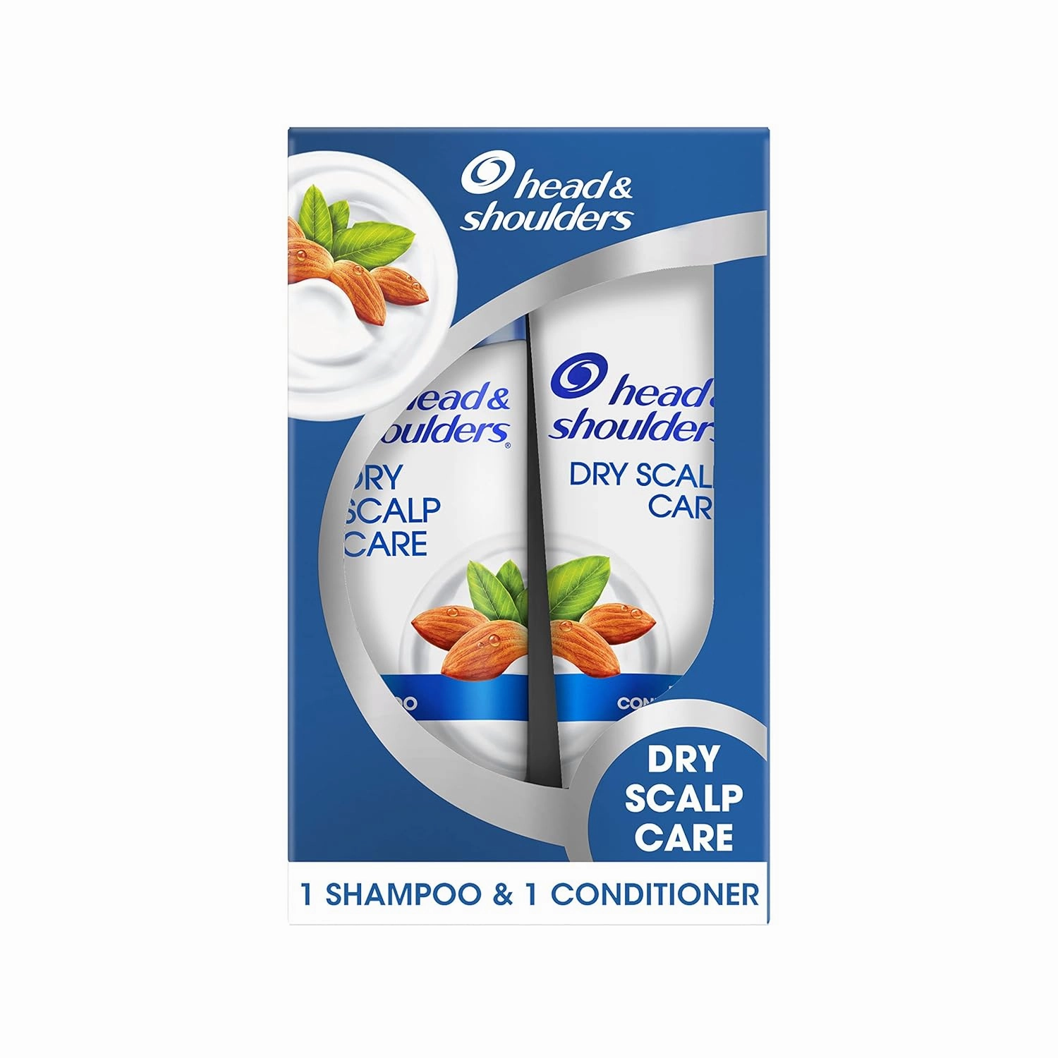 Head and Shoulders Dry Scalp Care Daily-Use Anti-Dandruff Shampoo and Conditioner Twin Pack