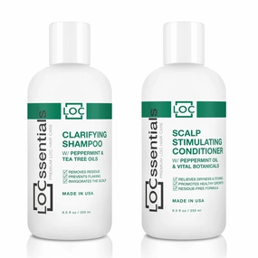 Healthy Scalp Shampoo and Conditioner Pack for Dreadlocks - Professional Clarifying Shampoo and Scalp Stimulating Conditioner for Locs, Interlocks, Microlocs, Twists, Braids