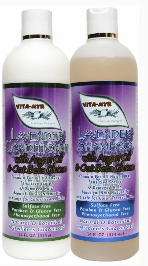 Herbal Shampoo and Conditioner Set (Soothing Lavender)