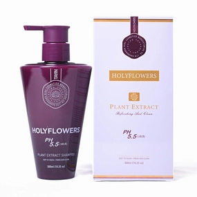 Holyflowers Dandruff Shampoo for Chemical Free | Herbal Essence | Acidic Bonding Concentrate | For All Hair Types | Damaged Scalp Repair