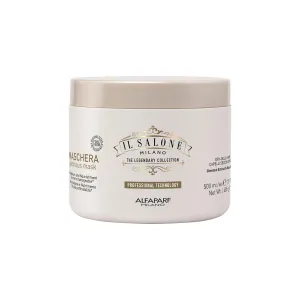 Il Salone Milano Professional Glorious Mask - Hydrating Hair Mask for Dry Hair - Increases Nourishment and Combability with Chestnut Extract & Rice Extract - Salon-Quality Hair Care (17.1 oz / 500 ml)