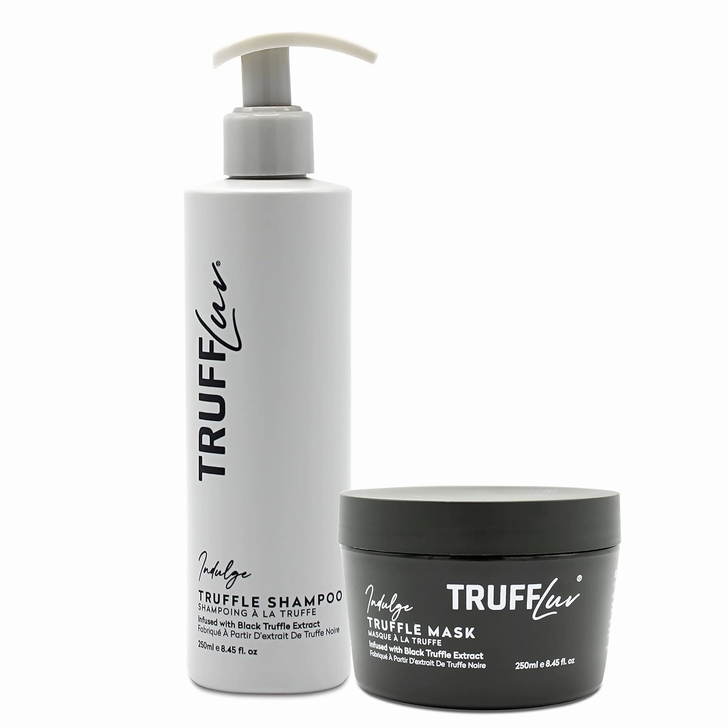 Indulge Collection Truffle Clarifying Shampoo & Hydrating Strengthening Mask with Black Truffle Extract, 8.45 Fl Oz Duo, Paraben & Sulfate Free