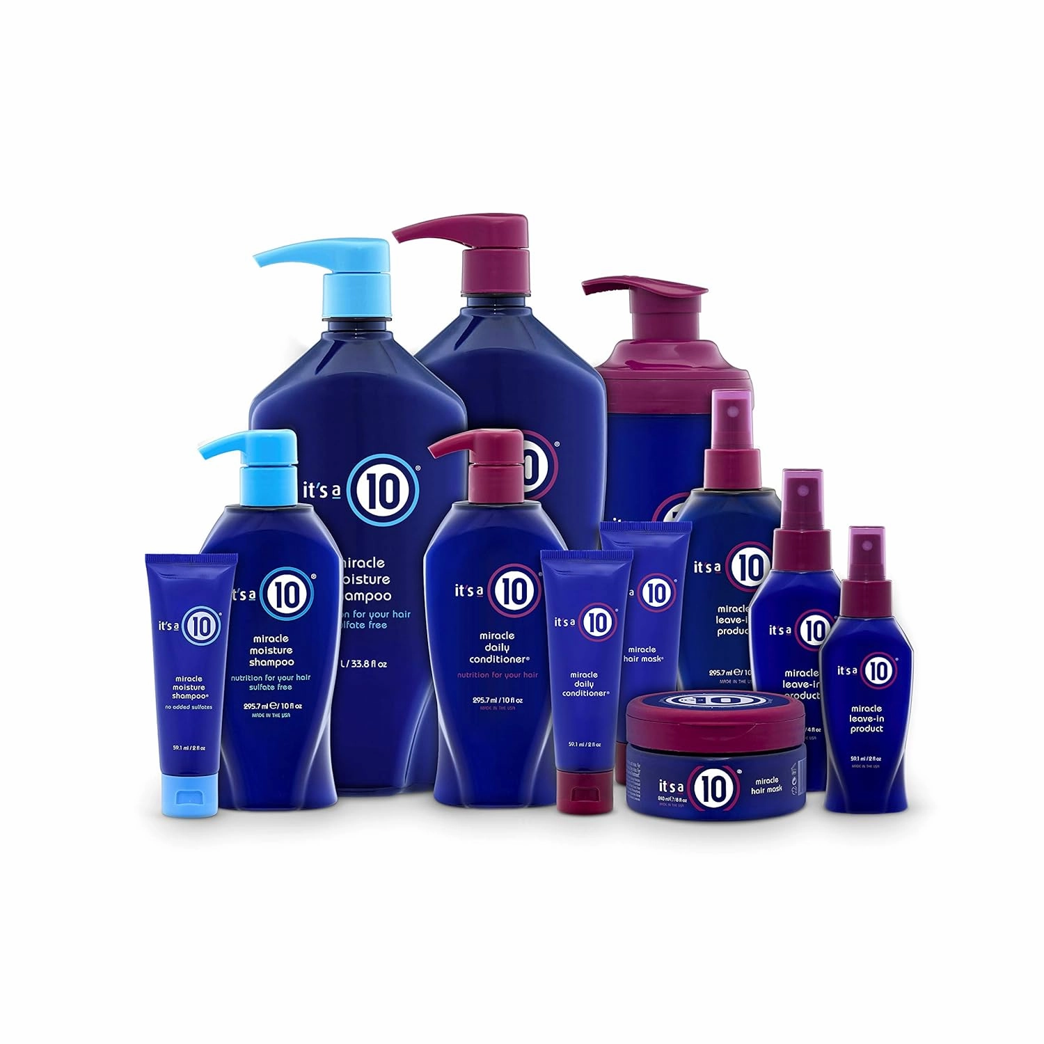 It's A 10 Miracle Moisture Shampoo 33.8 Oz & Daily Conditioner 33.8 Oz Duo.