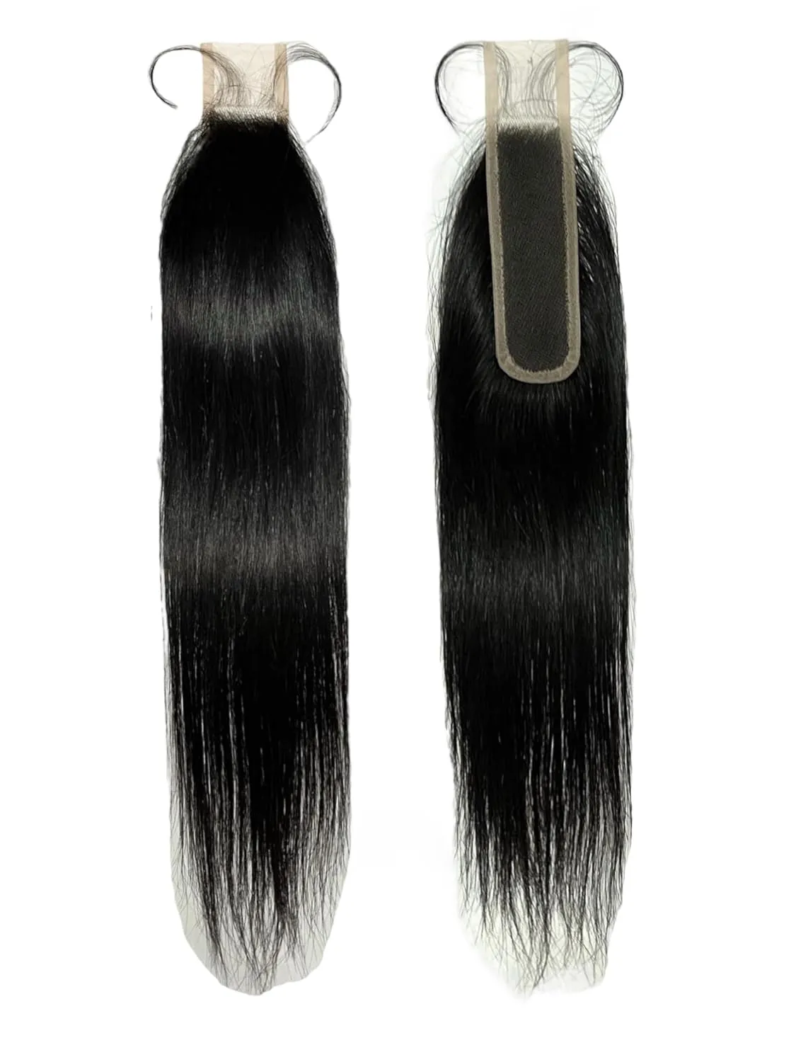 Joe Green 2x6” HD Transparent Closure with 100% Virgin Remy Human Hair Pre-Plucked Baby Hair Natural Color (2x6 Straight Natural, 12 Inch (Pack of 1))