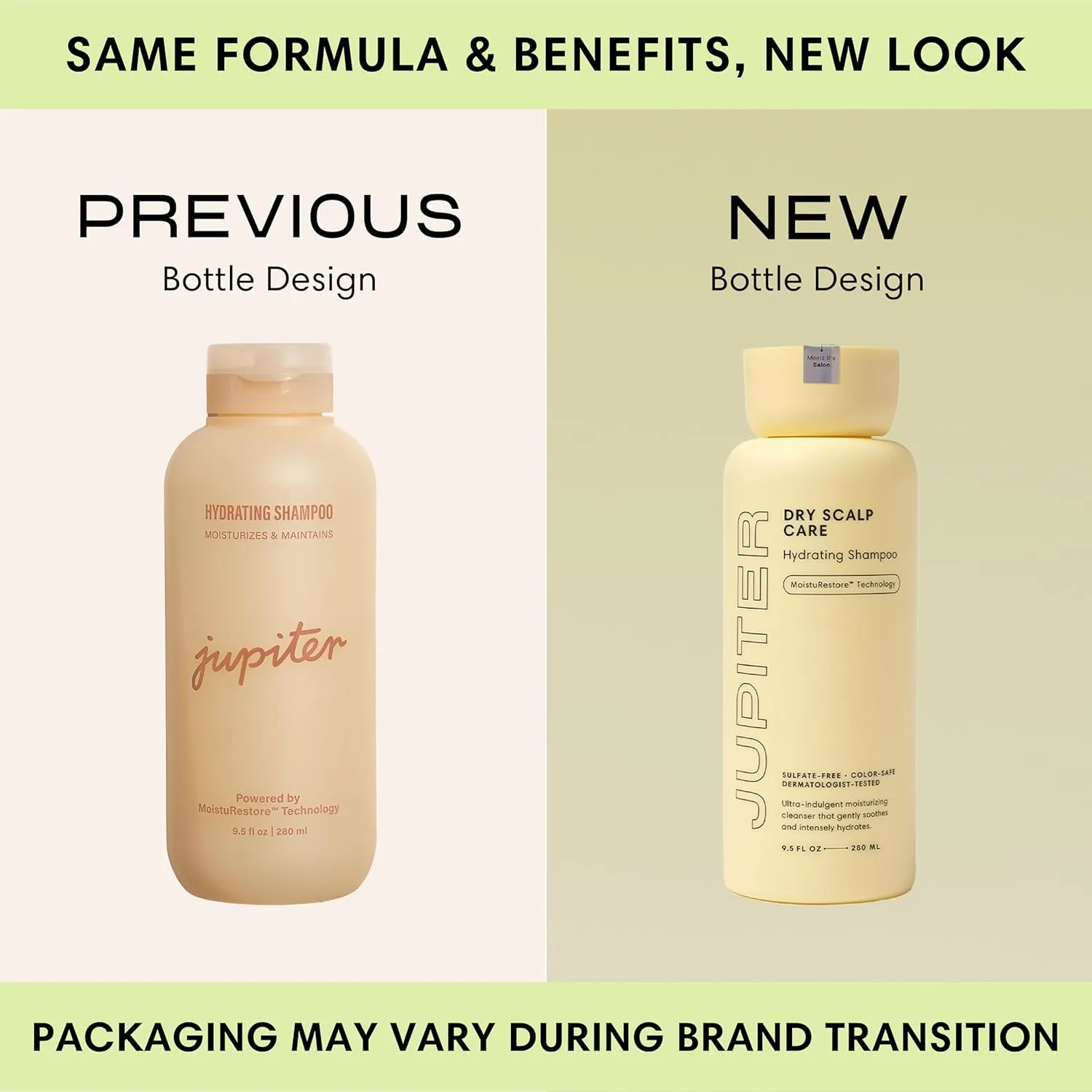 Jupiter Moisturizing Shampoo for Women and Men, Cleanses & Removes Scalp Buildup, Hydrating Shampoo that Strengthens Hair & Nourishes Dry Scalp, Color Safe, Vegan, Sulfate-Free, Paraben-Free