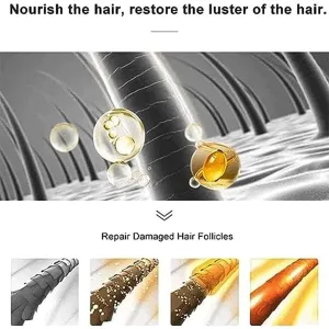 Keratin Revitalizing Cream,300 ML Keratin Boost Awakening Hair,For Frizzy Dry Damaged,Brittle Hair for Men and Women (2PCS)