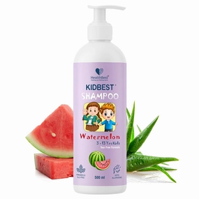 Kidbest Hair Shampoo for Kids, Extra Nourishing, Dry & Damaged to normal Hair, Tear, Paraben, SLS free, 500ml, White
