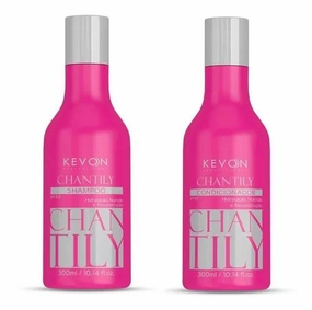 Kit Shampoo   Conditioner Treatment Chantily Kevon 300ml - Kevon