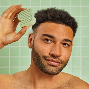 Kitsch Tea Tree & Mint Anti-Dandruff Shampoo Bar - Vegan, Natural, Paraben & Sulfate Free | For Itchy Scalp & All Hair Types | Made in US, 3.2oz