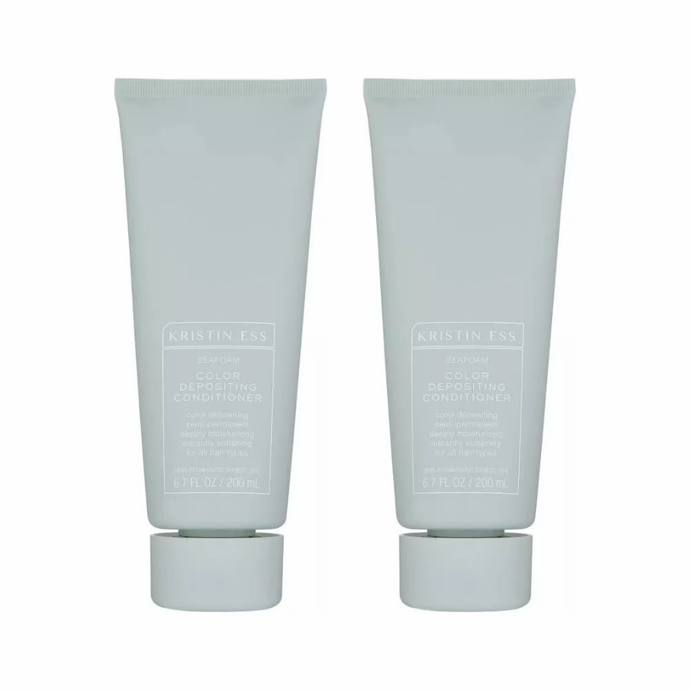 Kristin Ess Color Depositing Conditioner Seafoam 6.7 Fl Oz (Pack of 2)