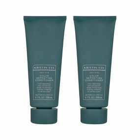 Kristin Ess Semi-Permanent, Deeply Moisturizing Color Depositing Conditioner For all Hair Types, 6.7 Fl Oz (Pack of 2)