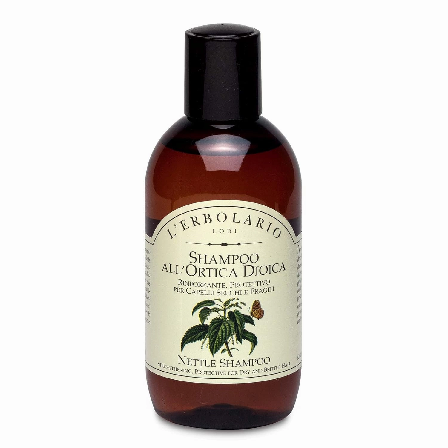 L’Erbolario Nettle Shampoo - Clarifying Shampoo for Men and Women - Strengthens, Protects and Adds Volume - For Dry Scalp and Damaged Hair - 6.7 oz