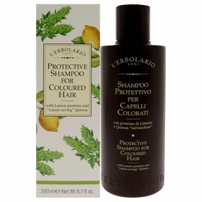 L'Erbolario Protective Shampoo for Colored Hair - Clarifying Shampoo for Men and Women - With Color-Saving Quinoa for Soft, Elastic Hair - 6.7 oz