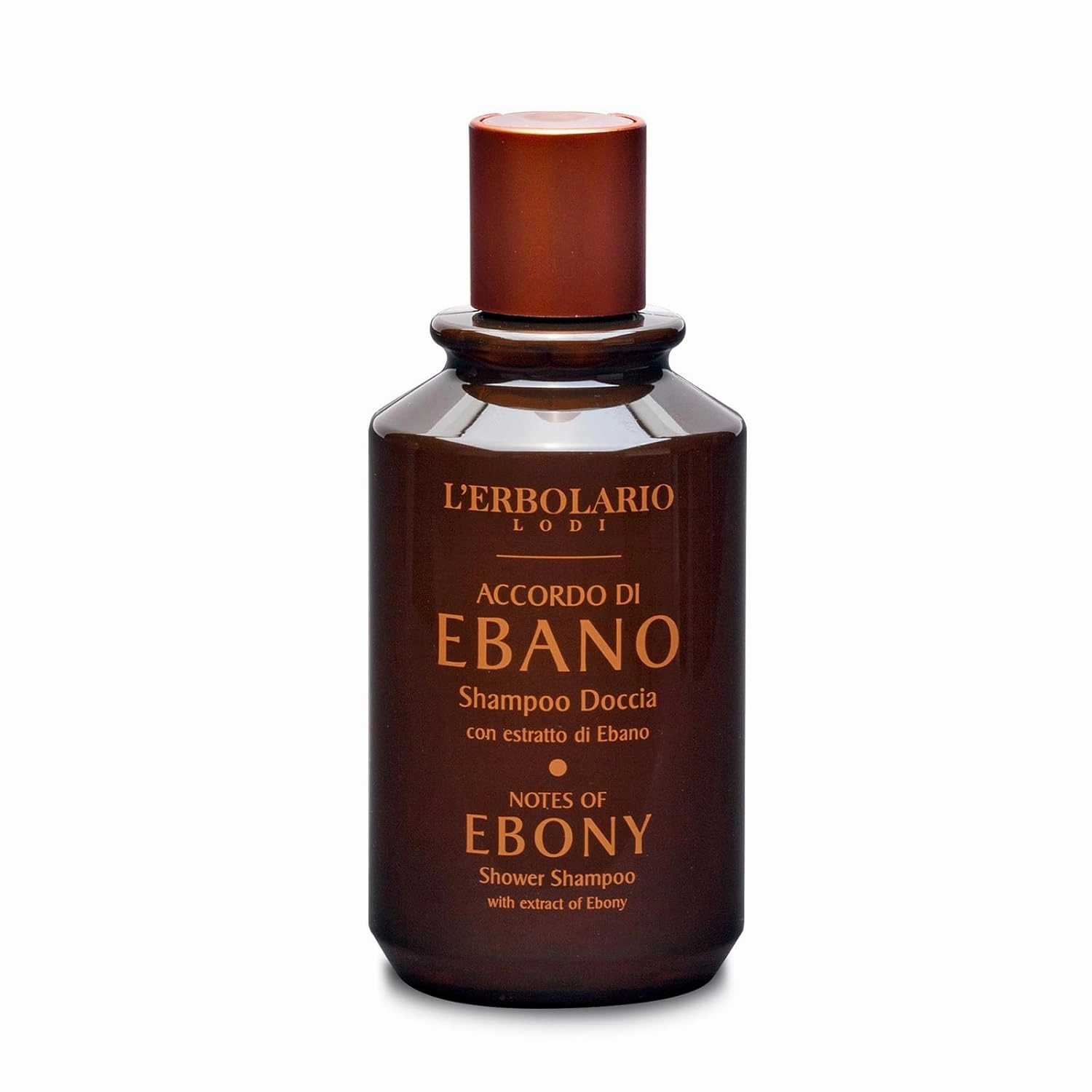 L'Erbolario Shower Shampoo - Moisturizing Body Wash and Clarifying Shampoo – Hair and Body Soap with Citrus and Woody Scent - Notes of Ebony - 8.4 oz