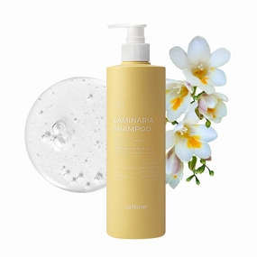 Laminaria Shampoo with Organic Ingredient, Korean Clarifying Shampoo, Hydrating for Dry Hair, Strengthening for Weak Hair, Sulfate & Paraben-Free, for Women & Men,16.9 FL. OZ, Pear & Freesia