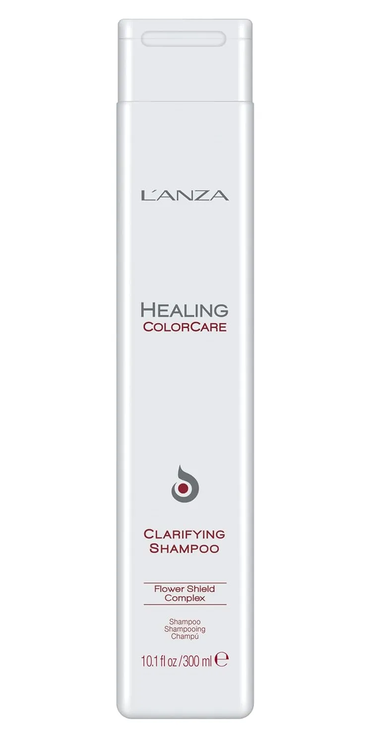 L'ANZA Healing Colorcare Clarifying Shampoo, Refreshes, Repairs and Extends Color Longevity, With Sulfate-free, Paraben-free, Gluten-free Formula (10.1 fl Oz)