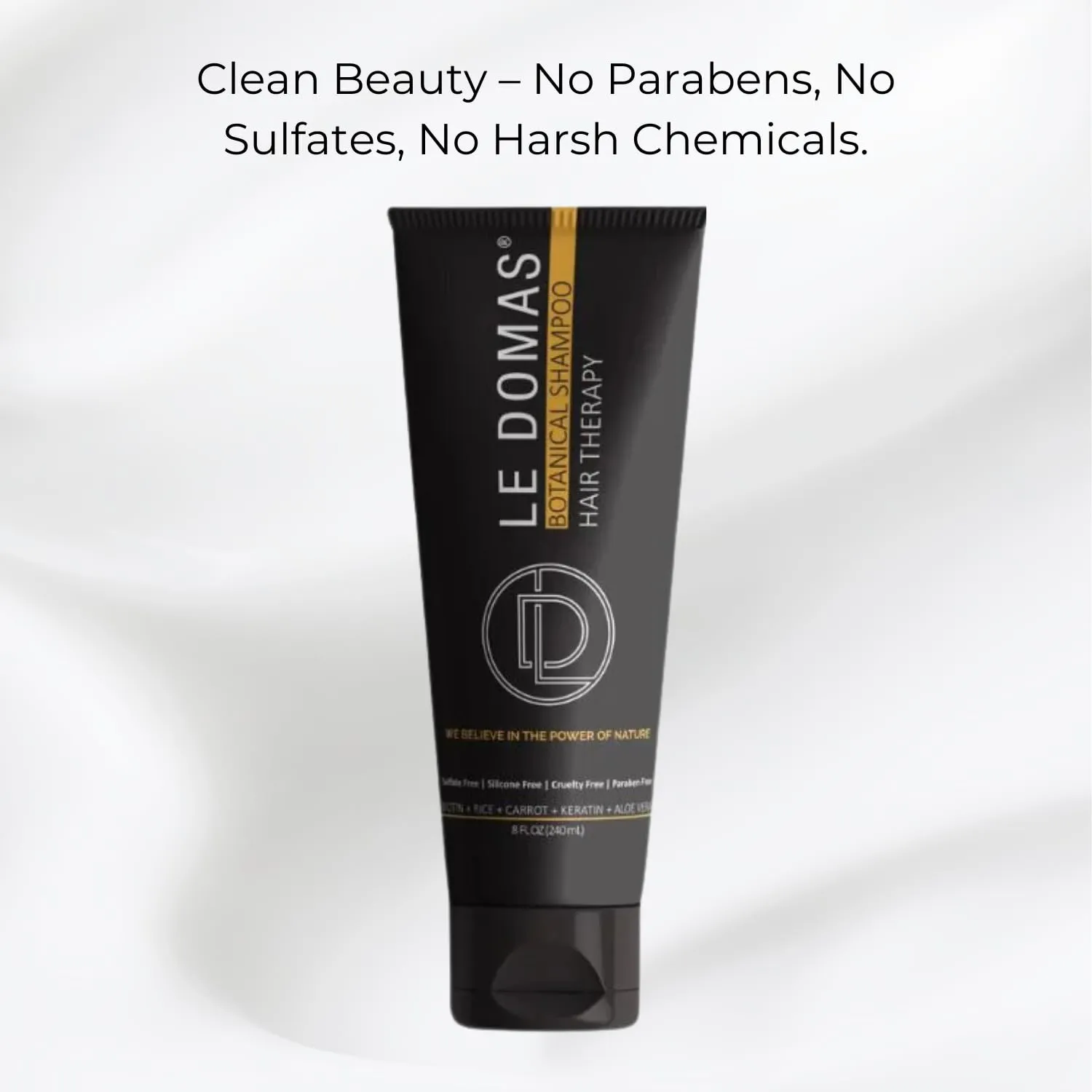 Le Modas Botanical Shampoo – Hair Growth & Nourishing with Biotin, Aloe Vera & Rice | Sulfate-Free, Anti-Dandruff & Hair Loss Support | Natural Shampoo for Women & Men, All Hair Types, 16 oz