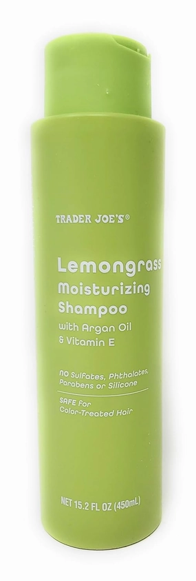 Lemongrass Moisturizing Shampoo with Argon Oil and Vitamin E 15.2 oz /450 ml (Pack of 2)