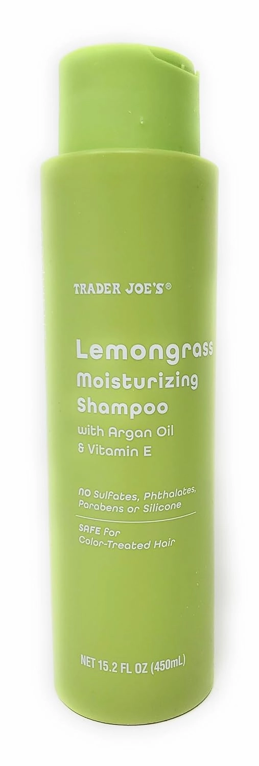 Lemongrass Moisturizing Shampoo with Argon Oil and Vitamin E 15.2 oz /450 ml (Pack of 2)