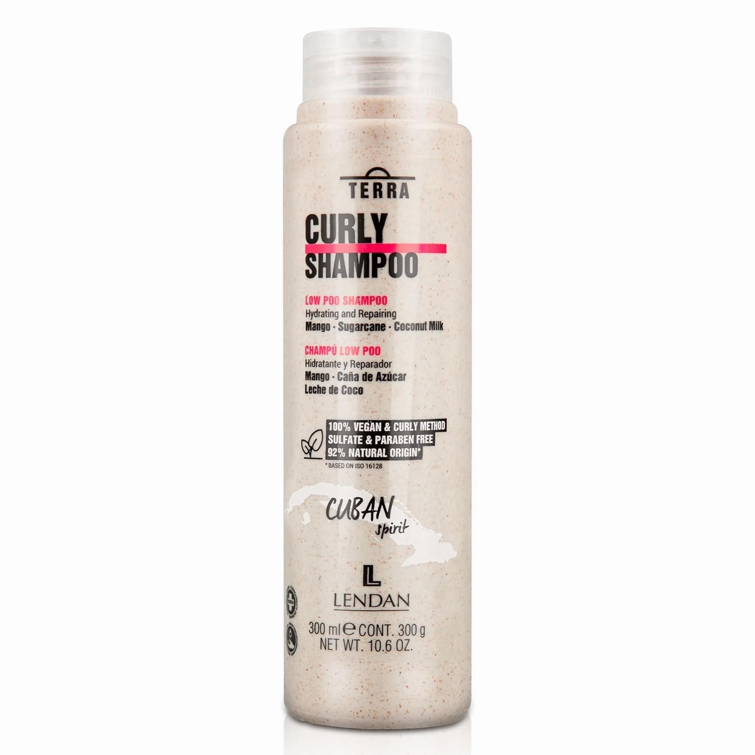 Lendan Curly Cuban Spirit 4-PIECE KIT by Terra with Low Poo Shampoo 10.6 oz   Co-Wash Treatment 10.4 oz   Curl Defining Gel 9.7 oz   Curl Activator Cream 9.0 oz