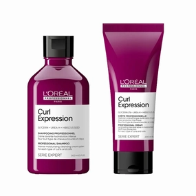 Loreal Professionnel Curl Expression Moisturizing Shampoo & Leave In Bundle