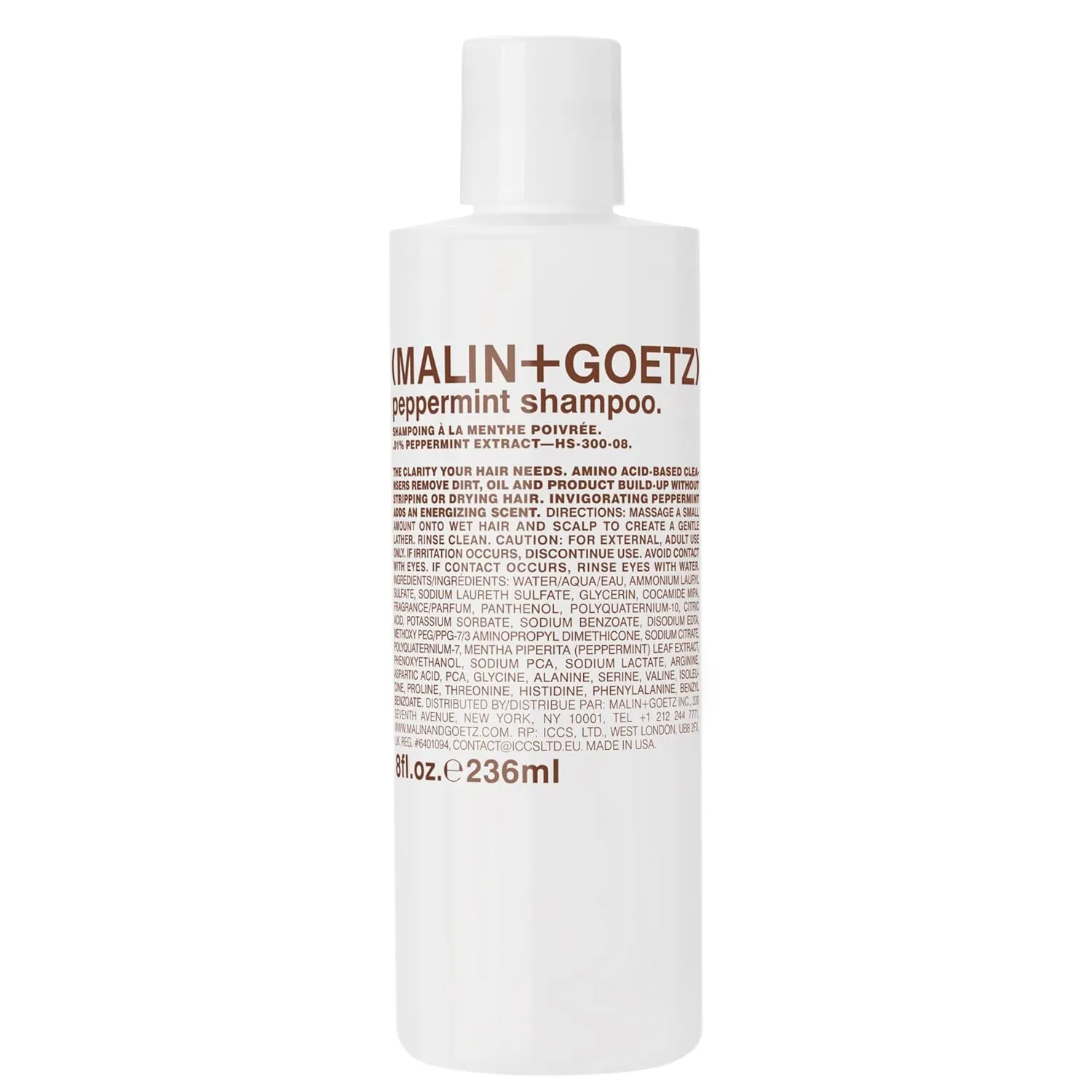 Malin   Goetz Shampoo – Clarifying, Unisex Natural Shampoo to Cleanse & Hydrate, Scalp Treatment Nourishes and Restores Healthy Texture for All Hair Types, Vegan and Cruelty-Free