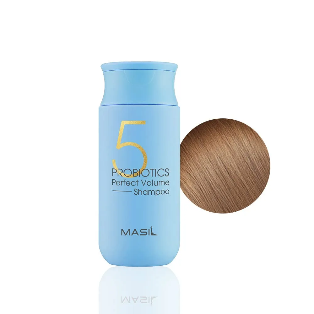 Masil 5 Probiotics Perfect Volume Shampoo 5.07floz Fine Thin Hair Paraben Silicone-Free Boost Up Flaky Scalp Dull Hair Clarifying Shampoo Soothing Scalp Dandruff Shampoo